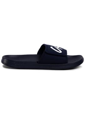 Chanclas Calvin Klein CK Wave Marino Para Hombre