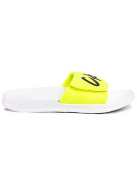 Chanclas Calvin Klein CK Wave Amarillo Para Hombre