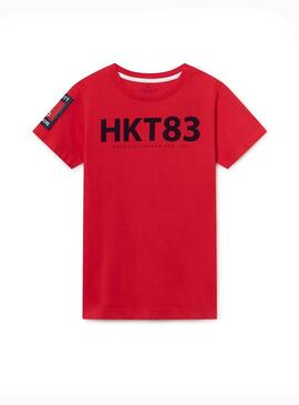 Camiseta Hackett 83 Rojo Niño