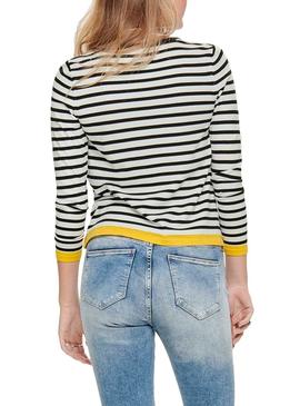 Jersey Only Suzana Negro Mujer