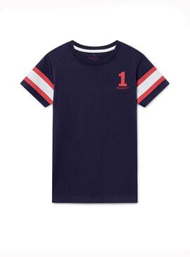 Camiseta Hackett Sport Marino Niño