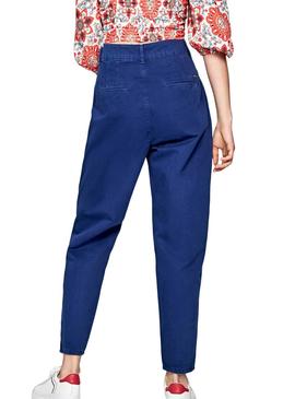 Pantalon Pepe Jeans Mamba Azul para Mujer