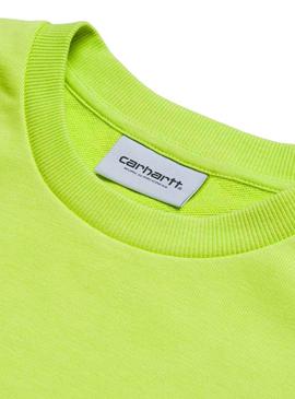 Script Embroidery Sweat Lime/Black