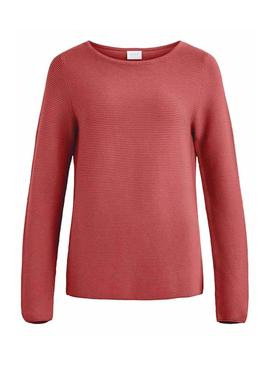 Jersey Vila Vilalaine Coral Para Mujer