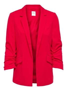 Blazer Only Carolina Diana Rojo Para Mujer