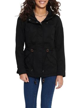 Parka Only New Lorca Spring Negro Para Mujer