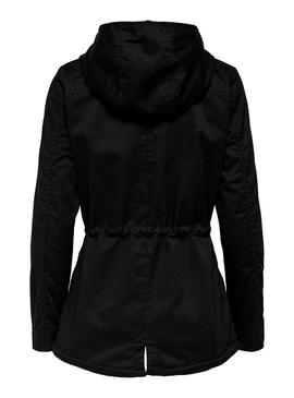 Parka Only New Lorca Spring Negro Para Mujer