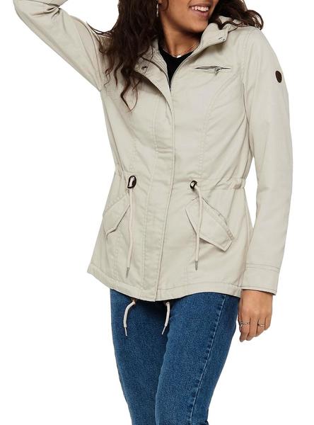 above pill sinner Parka Only New Lorca Spring Beige Para Mujer