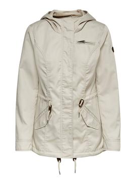 Parka Only New Lorca Spring Beige Para Mujer