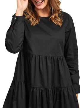 Vestido Vila Vidona Negro Para Mujer