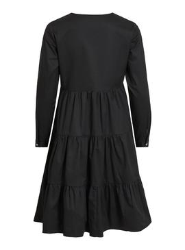 Vestido Vila Vidona Negro Para Mujer