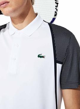 Polo Lacoste Tennis Blanco para Hombre