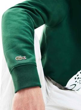 Sudadera Lacoste Maxi Logo Verde para Hombre