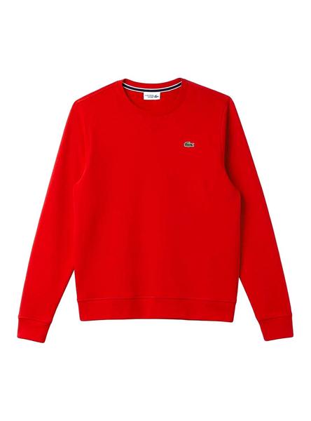 Sudadera Lacoste Basic Rojo para Hombre