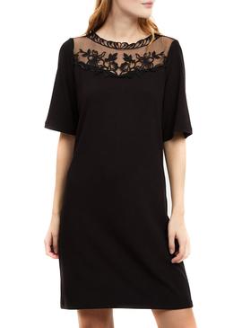 Vestido Vila Viblondia Negro Para Mujer