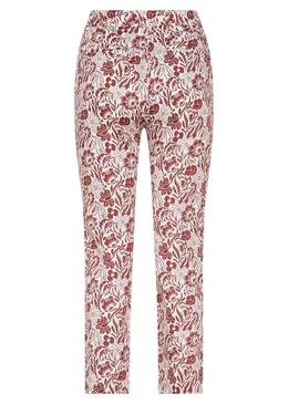 Pantalon PepeJeans Paula Rojo Mujer