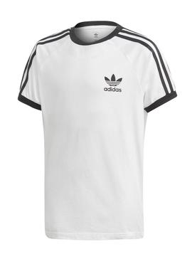 Camiseta Adidas 3Stripes Tee Blanco Niños