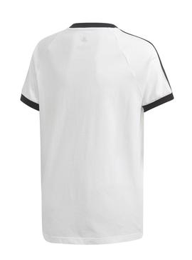 Camiseta Adidas 3Stripes Tee Blanco Niños