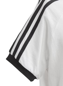 Camiseta Adidas 3Stripes Tee Blanco Niños