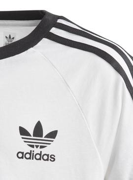 Camiseta Adidas 3Stripes Tee Blanco Niños