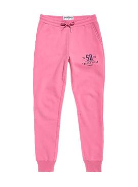 Jogger Superdry Track Rosa para Mujer