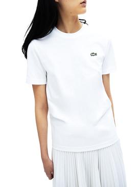 Camiseta Lacoste Live Basica Blanco Mujer y Hombre