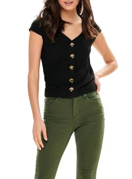 Top Only Nella Negro para Mujer