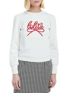 Sudadera Naf Naf Lolita Blanco para Mujer