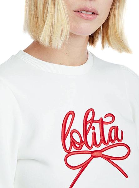 Sudadera Lolita Blanco Mujer