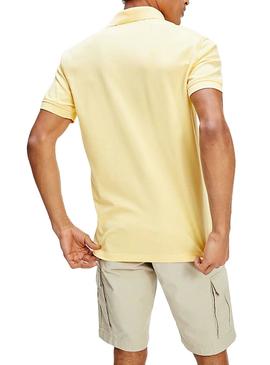 Polo Tommy Hilfiger Regular Amarillo para Hombre