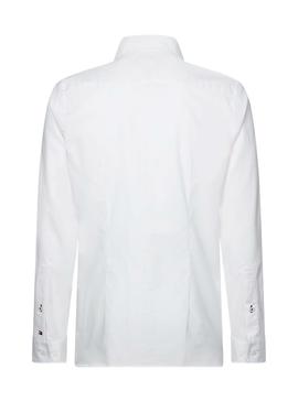 Camisa Tommy Hilfiger Slim Flex Blanco para Hombre