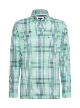 Camisa Tommy Hilfiger Midscale Verde para Hombre