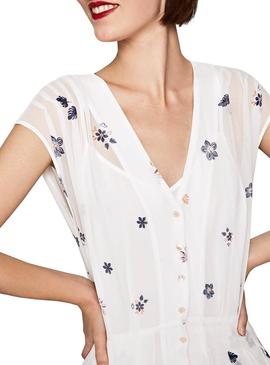 Vestido Pepe Jeans Candela Blanco Mujer