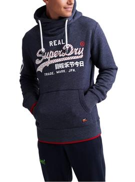 Sudadera Superdry Vintage Azul para Hombre