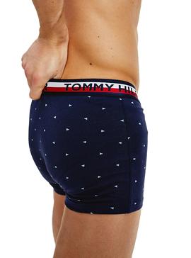 Calzoncillos Tommy Hilfiger Flag Azul y Rojo 