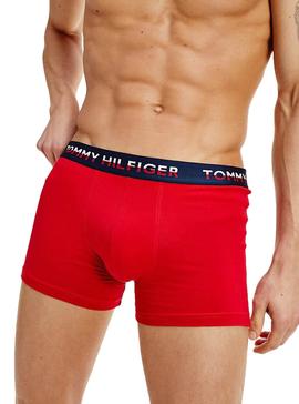 Calzoncillos Tommy Hilfiger Flag Azul y Rojo 