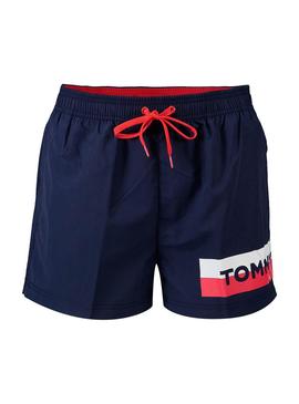 Bañador Tommy Hilfiger Patch Azul para Hombre