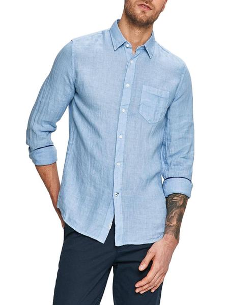 Camisa Pepe Addison Azul para Hombre