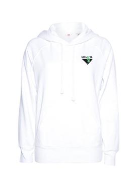 Sudadera Levis California Logo Blanco para Mujer