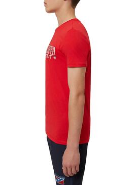 Camiseta Napapijri Soli Rojo para Niño