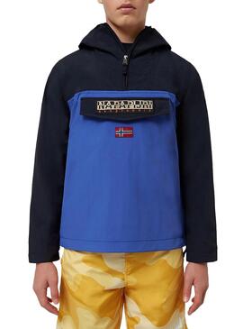 Cazadora Napapijri Rainforest Colorblock Azul