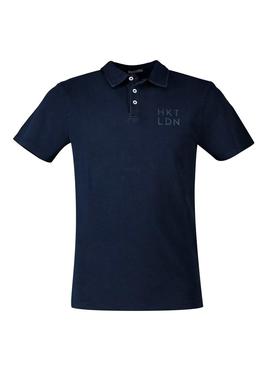 Polo Hackett Dyed Azul para Hombre