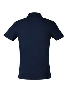 Polo Hackett Dyed Azul para Hombre