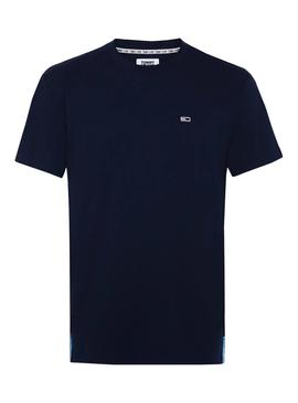 Camiseta Tommy Jeans Basic Azul para Hombre