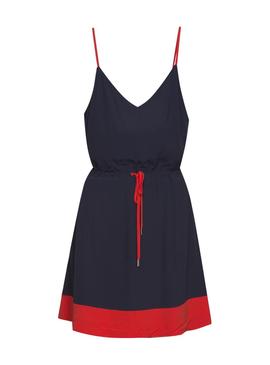 Vestido Tommy Jeans Essential Azul Mujer