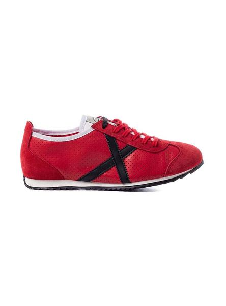  Munich Zapatillas deportivas de caña media para hombre, Rojo -  : Ropa, Zapatos y Joyería