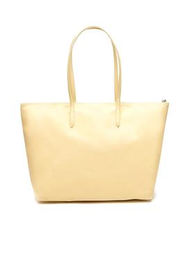 Bolso Lacoste Shopper Amarillo para Mujer