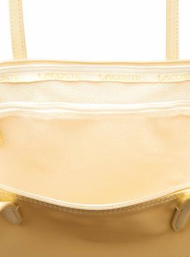 Bolso Lacoste Shopper Amarillo para Mujer