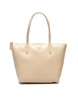 Bolso Lacoste Tote Beige para Mujer