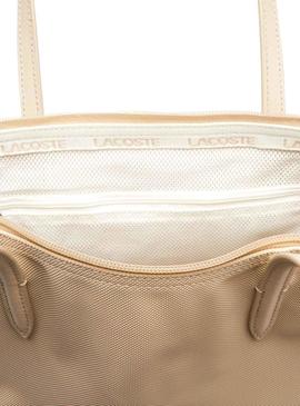 Bolso Lacoste Tote Beige para Mujer